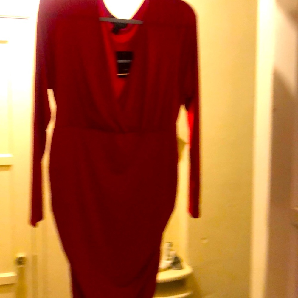 Sexy red dress